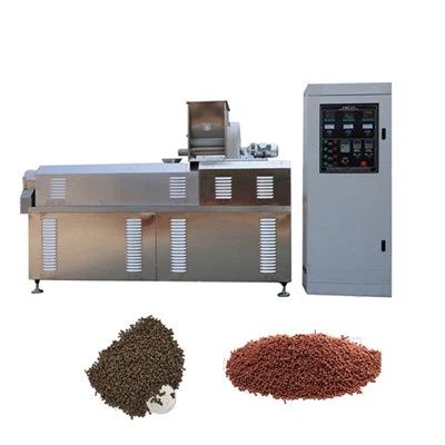 Doppelschnecken-Fischfutter-Extrudermaschine