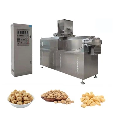 Vegetarische Soja-Fleisch-Nugget-Maschine