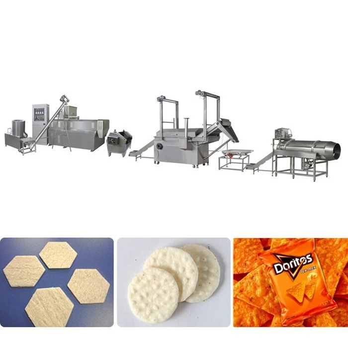 Fried Pellet Snacks Extruder Machinery